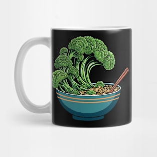 The Great Wave off Broccoli Mug